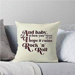 Daisy Jones & The Six Riley Keough Throw Pillow