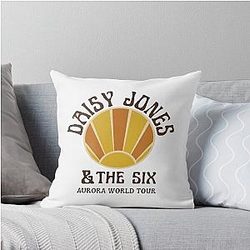 Daisy Jones & the Six Aurora World Throw Pillow
