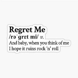 Daisy Jones & The Six Riley Keough� Aesthetic Lyrics Black Sticker