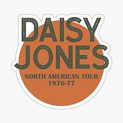 Daisy Jones and the Six North American Tour 1976 77 Sticker