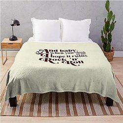 Daisy Jones & The Six Riley Keough Throw Blanket