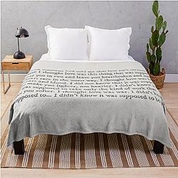 Daisy Jones & The Six quote Throw Blanket