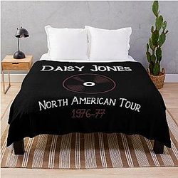 Daisy Jones & The Six North American Tour 1976-77 throw blanket