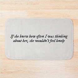 Daisy Jones & The Six quote Bath Mat