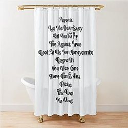 Aurora Daisy Jones and the Six tracklist tv show Shower Curtain