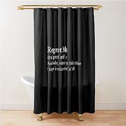 Daisy Jones & The Six Riley Keough Aesthetic Black Shower Curtain