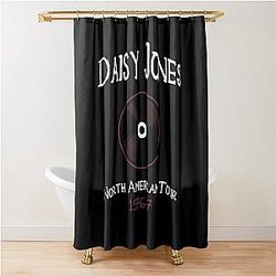 Daisy Jones & the Six North American Tour 1976-77 Shower Curtain