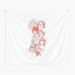 Daisy Jones & the Six - Vintage Red Tapestry