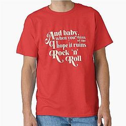 Daisy Jones & The Six Riley Keough Aesthetic Lyrics Classic T-Shirt