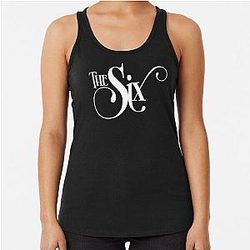 Daisy Jones & The Six Aesthetic Black Racerback Tank Top