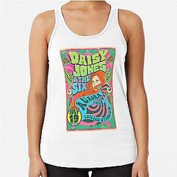 Daisy Jones and the Six Concert Poster Racer Back Tank Top