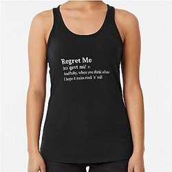 Daisy Jones & The Six Riley Keough Aesthetic Black Racerback Tank Top