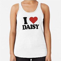 Daisy Jones and the Six Aesthetic I Love Daisy Merch Racerback Tank