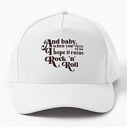 Daisy Jones & The Six Riley Keough Aesthetic Lyrics Baseball Cap