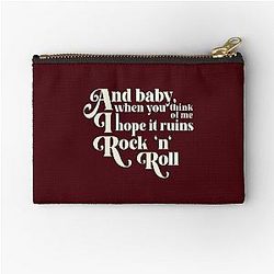 Daisy Jones & The Six Riley Keough Aesthetic Lyrics Zipper Pouch