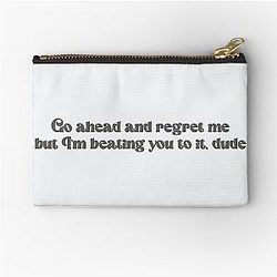 Regret Me Daisy Jones & the Six Lyrics Zipper Pouch