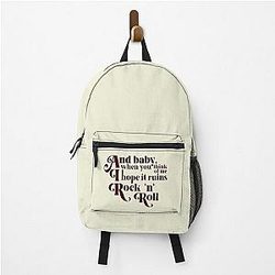 Daisy Jones & The Six Riley Keough Aesthetic Lyrics Backpack
