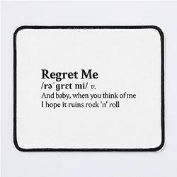 Daisy Jones & The Six Riley Keough Aesthetic Lyrics Mouse Pad