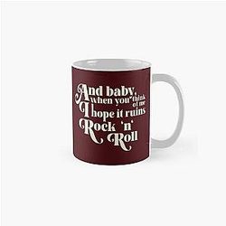 Daisy Jones & The Six Riley Keough Aesthetic Brown Classic Mug