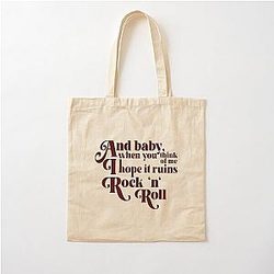 Daisy Jones and The Six Quote Lyrics Cotton Tote Bag