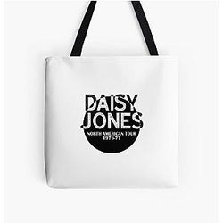 Daisy Jones & the Six North American Tour 1976-77 All Over Print Tote Bag