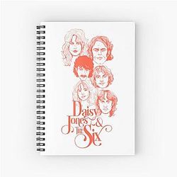 Daisy Jones & the Six - Vintage Spiral Notebook