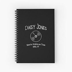 Daisy Jones & the Six North American Tour 1976 77 Spiral Notebook