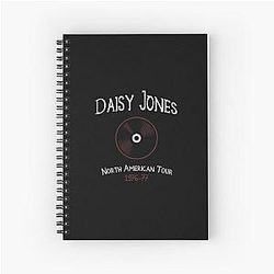 Daisy Jones and the Six North American Tour 1976-77 Spiral Notebook
