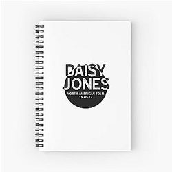 Daisy Jones and the Six North American Tour 1976-77 Spiral Notebook