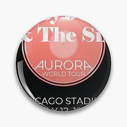 Daisy Jones & The Six - Aurora World Tour Poster T-Shirt Pin