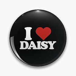 Daisy Jones & The Six Aesthetic I Love Merch Black Pin