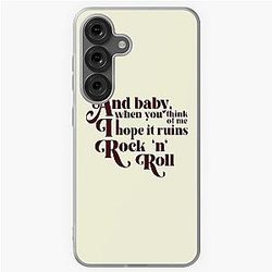 Daisy Jones & The Six Riley Keough Aesthetic Quote Lyrics Samsung Galaxy Soft Case