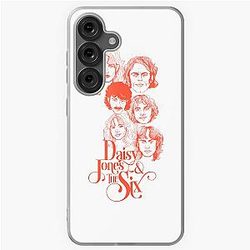 Daisy Jones & the Six - Vintage Red Illustration Samsung Galaxy Soft Case