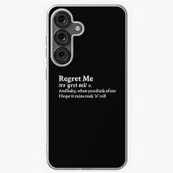 Daisy Jones & The Six Riley Keough Aesthetic Quote Lyrics Black Samsung Galaxy Soft Case