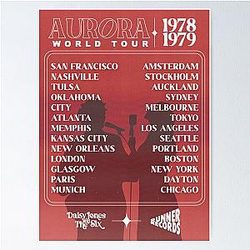 Aurora World Tour Poster - Daisy Jones and the Six Poster
