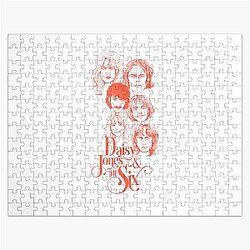 Daisy Jones & the Six Vintage Red Illustration Puzzle