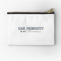 Dak Prescott Dallas Cowboys Fantasy Football NFL Zipper Pouch