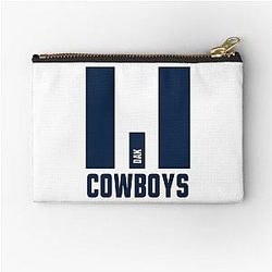 Dak Prescott Cowboys Zipper Pouch