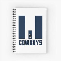 Dak Prescott Cowboys Spiral Notebook