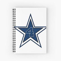 DAK PRESCOTT Spiral Notebook