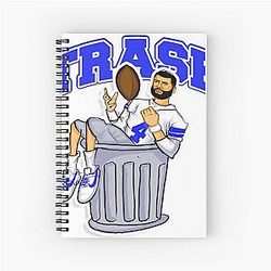 Dak Prescott Spiral Notebook
