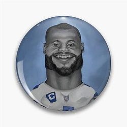 Dak Prescott Caricature Pin
