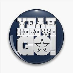 Dallas Cowboys Dak Prescott Yeah Here We Go Pin
