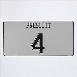 Football Dak Prescott Black Designs For Men and Women Desk Mat