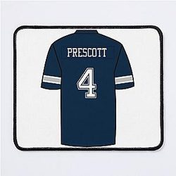 Dak Prescott Jersey Mousepad