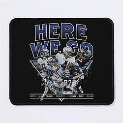 Dak Prescott Dallas Team Here We Go Mouse Pad