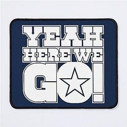 Dallas Cowboys: Dak Prescott Yeah, Here We Go! Mouse Pad