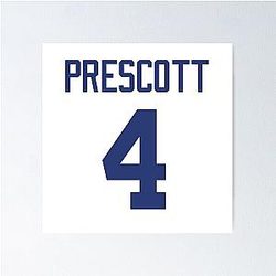 Dak Prescott Cowboys Poster