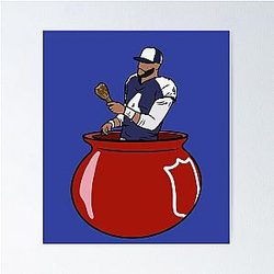 Dak Prescott Turkey Leg Celebration Poster