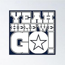 Dallas Cowboys: Dak Prescott Yeah Here We Go Poster